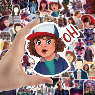 50 strange story stickers computer helmet mobile phone children's stickers Stranger Things sticker