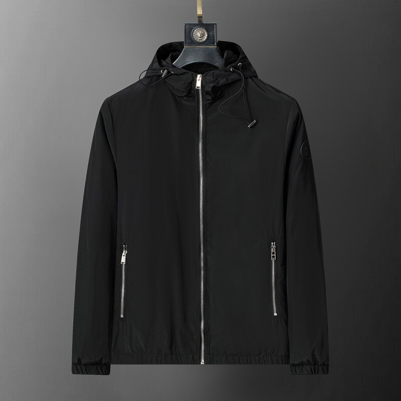 26 Spring and Autumn New Hooded Jacket Men's Sports Cross-Border Thin Windbreaker Men's Casual Cardigan Foreign Trade Dropshipping