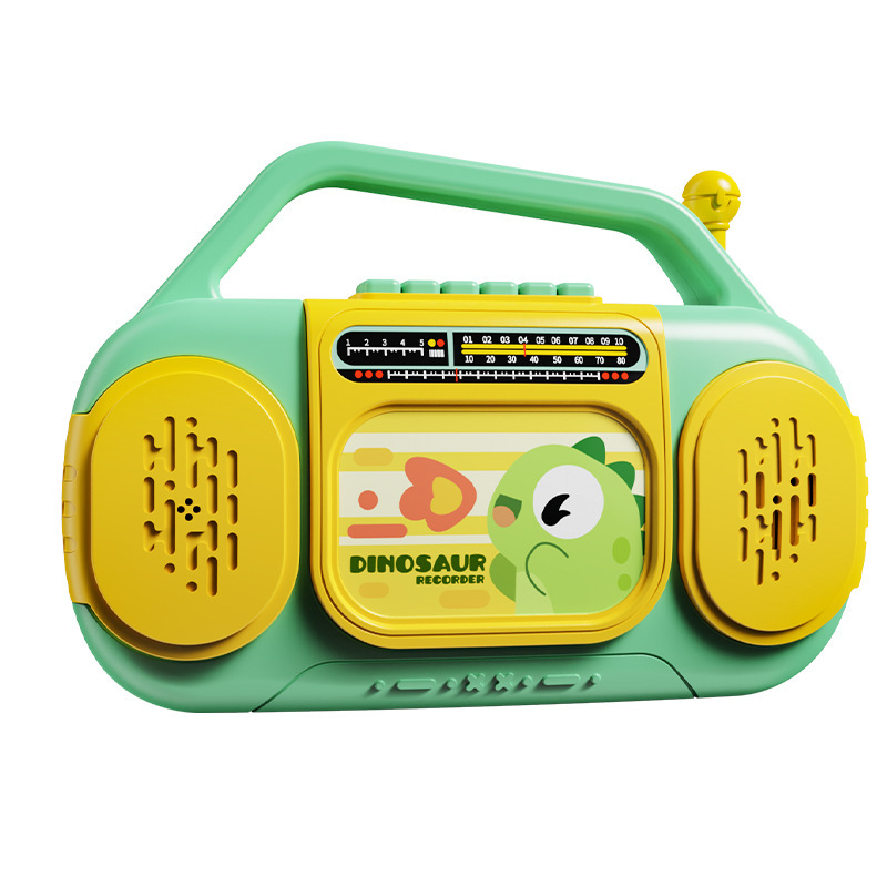 子供用ラジオ早期教育赤ちゃんストーリーテリングマシン啓発音と光音楽ストーリーオールインワン幼児学習おもちゃ|undefined
