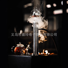 外贸现货水烟壶 阿拉伯水烟壶酒吧KTV专用不锈钢机械朋克夜场烟壶