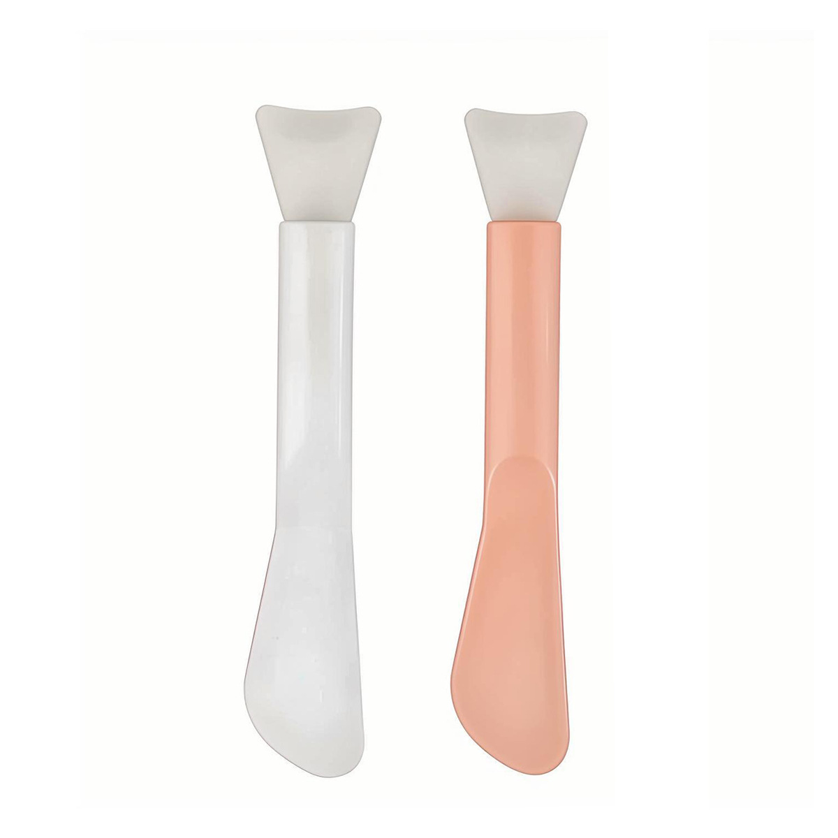 Double-Ended Silicone Makeup Brush Scraper, Facial Mask Application Stick, Professional Beauty Tools Wholesale Facial Mask Brush Silicone Integrated