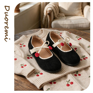 Duoremi���26AW10�r��ţƤ��ЬŮͯܛ��ƤЬ����Ь