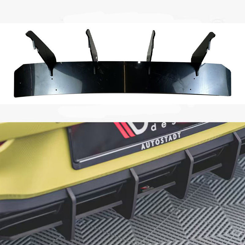 Suitable for Volkswagen Golf 8 Gti 21+ Clubsport Rear Lip Blade Spoiler Cs Model Rear Wind Knife Modification