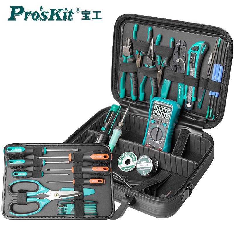 宝工(Pro'sKit) PK-710KH 电工维修测量检测家用烙铁焊接维修组套