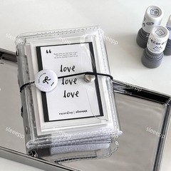Xiaohongshu ins スタイルニッチ M5 透明 70% off ハンドブックツイル学生ポータブルスケジュールポケットメモ帳