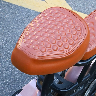 Electric car seat cover sunscreen Electric car cushion - universal-round-head-brown