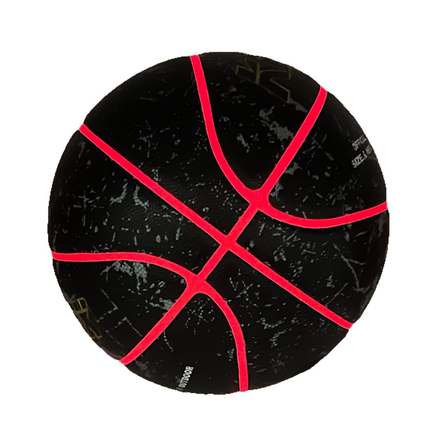 Led Basketball Luminous Battery-Powered Basketball Size 7 Pu Wear-Resistant Reflective Glow-In-The-Dark Adult Light-Up Ball Cross-Border Exclusive Supply