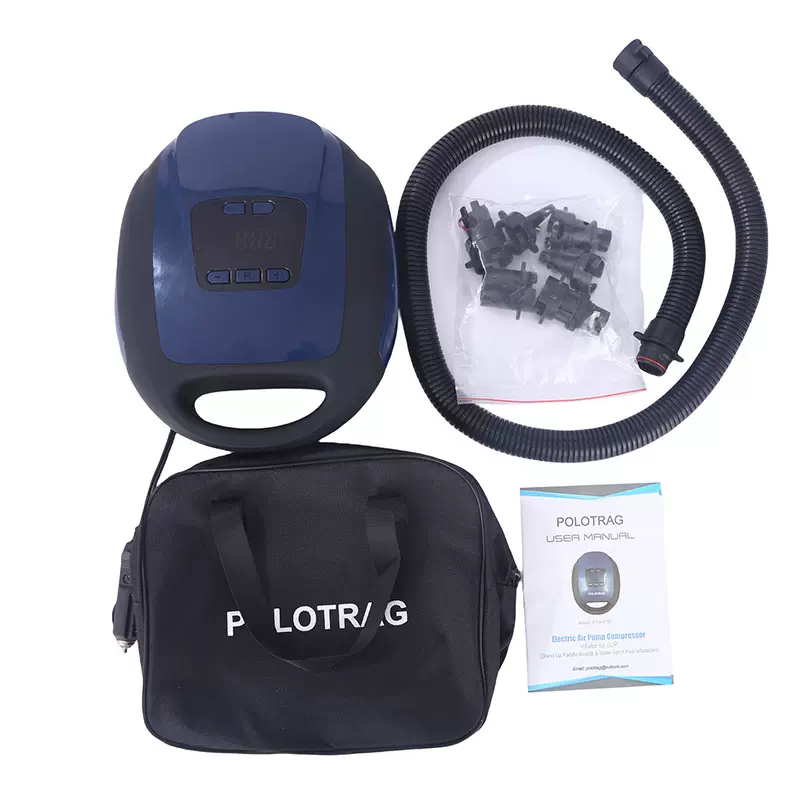 新款户外便携式电动车载充气泵 户外帐篷SUP浆板皮划艇无线充气泵