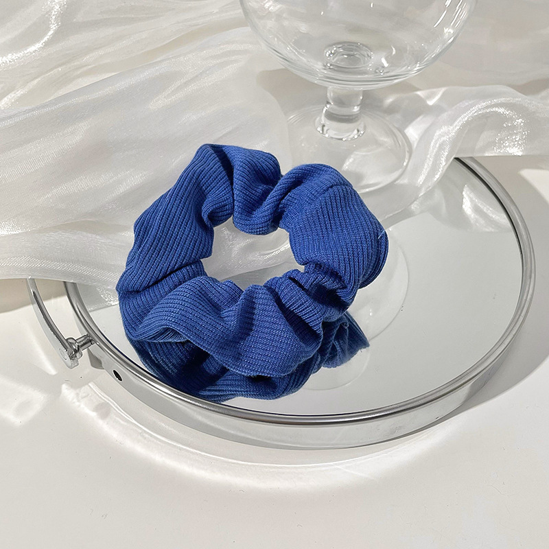 Estilo pastoral francés, diadema de intestino grueso, accesorios para el cabello dulce de alta calidad para mujer, cuerda para la cabeza, nueva cuerda para el cabello de todo fósforo, banda elástica alta