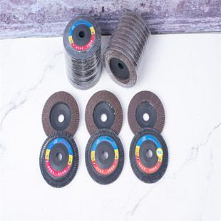 Shunxing Flat Abrasive Cloth Wheel Rubber Cover 72 Pages Thousand Impeller Boring 75 Cover 100*16MM Angle Grinder 100-page Piece 4inch
