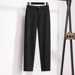200/300kg super size fat sister pants spring high waist suit pants loose pants casual pants a generation of hair