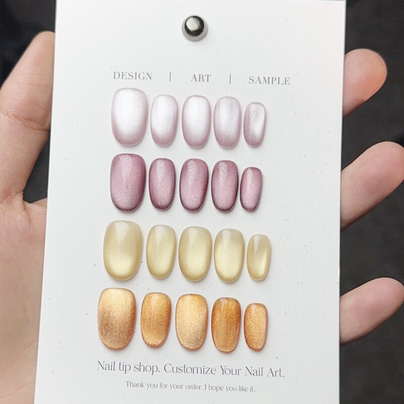 Purely Handmade Wearable Nails Xiaohongshu Popular Ins Style Autumn and Winter New Glass Beads Cat Eye Nail Pieces Manicure Wholesale Purely Handmade Wearable Nails Xiaohongshu Popular Ins Style Autumn and Winter New Glass Beads Cat Eye Nail Pieces Manicure Wholesale