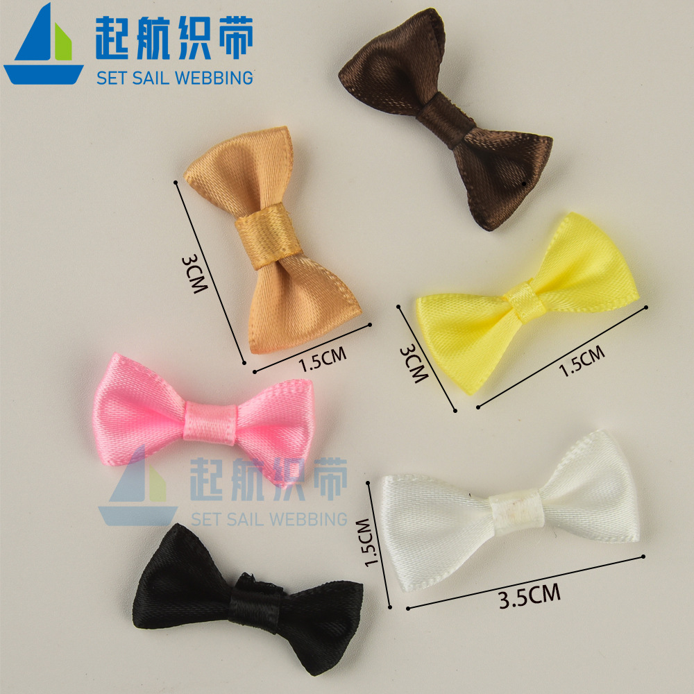 Mini bag waist polyester with bow one-piece silk ribbon lingerie baby ornament decoration accessory material
