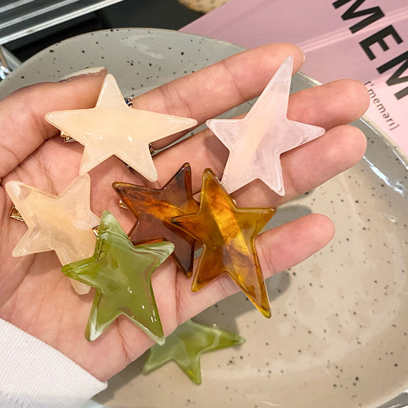 Cute Star Acetic Acid Sheets Hair Clip display picture 6