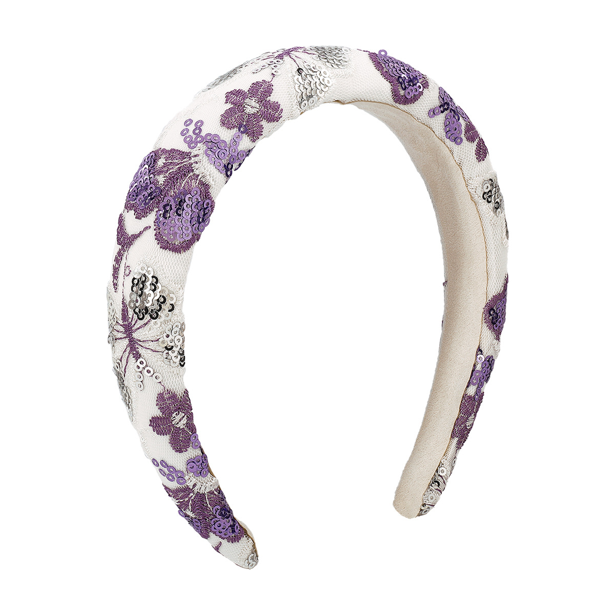 Fashion Flower Cloth Embroidery Hair Band display picture 11