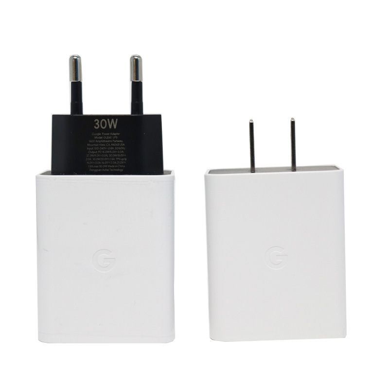 Cross-border Hot Selling Applicable Google 30W Charging Head Google7 Charger Pixel6 Mobile Phone Fast Charging Head Adapter