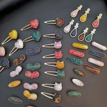 国风宋锦饰品成品纯手工制作中式古风汉服旗袍穿搭侧边夹刘海发夹