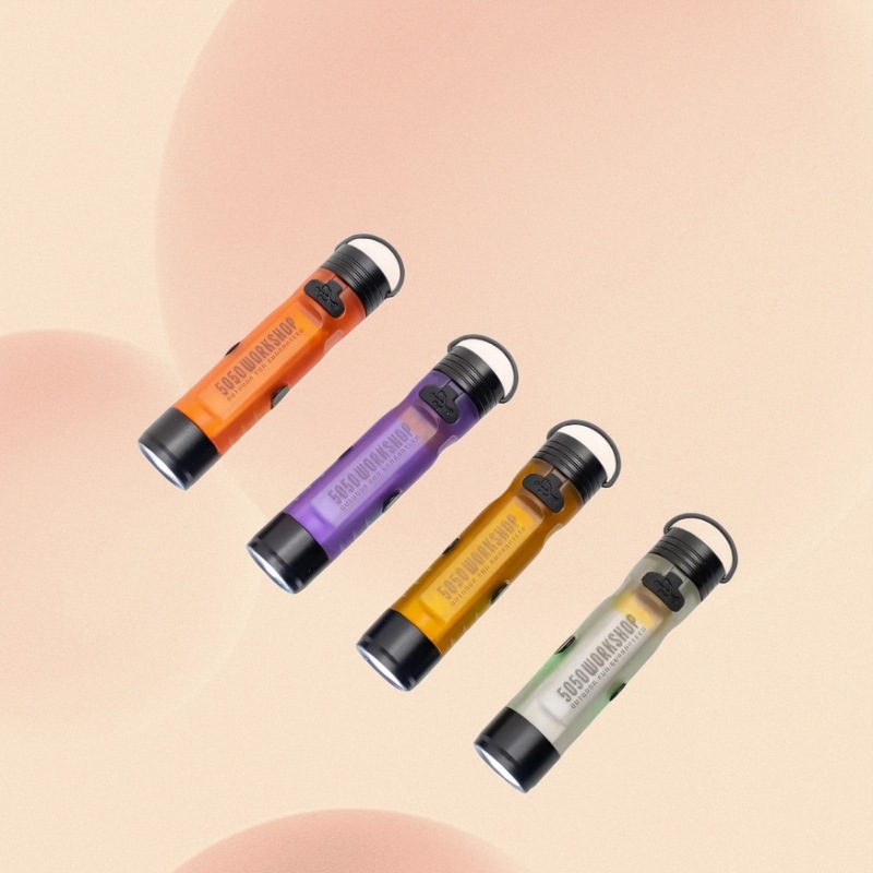 다기능 5050 소형 라이트 포켓 미니 손전등 야외 키캡 클립 분위기 LED 긴 배터리 수명 재해 구호 비상