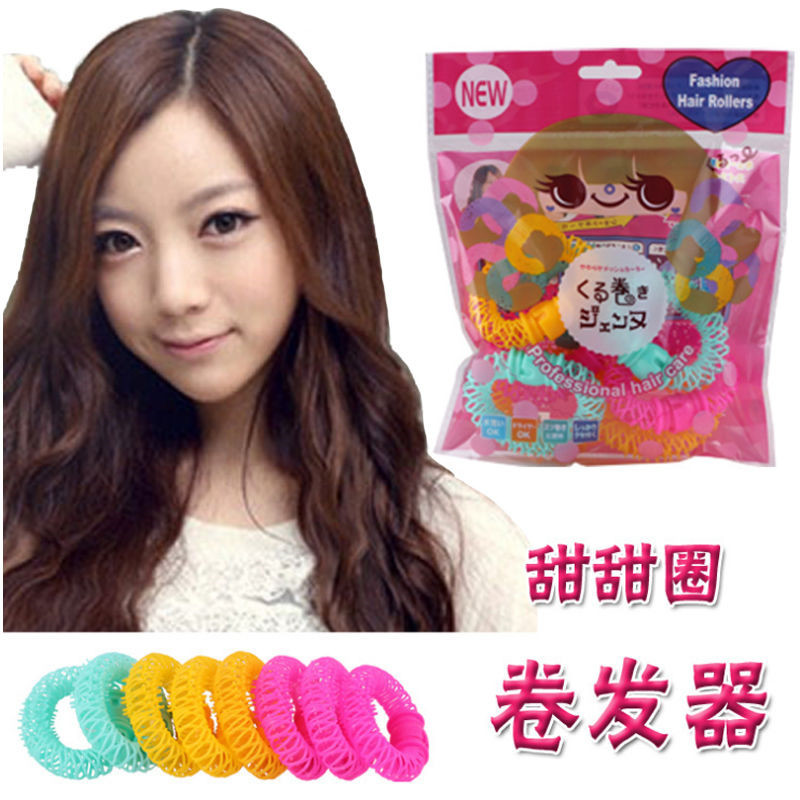Manufacturer Wholesale Donut Hair Curler Sleep Fast Curling Roller Big Wave Curl Lazy Bangs Hair Curler