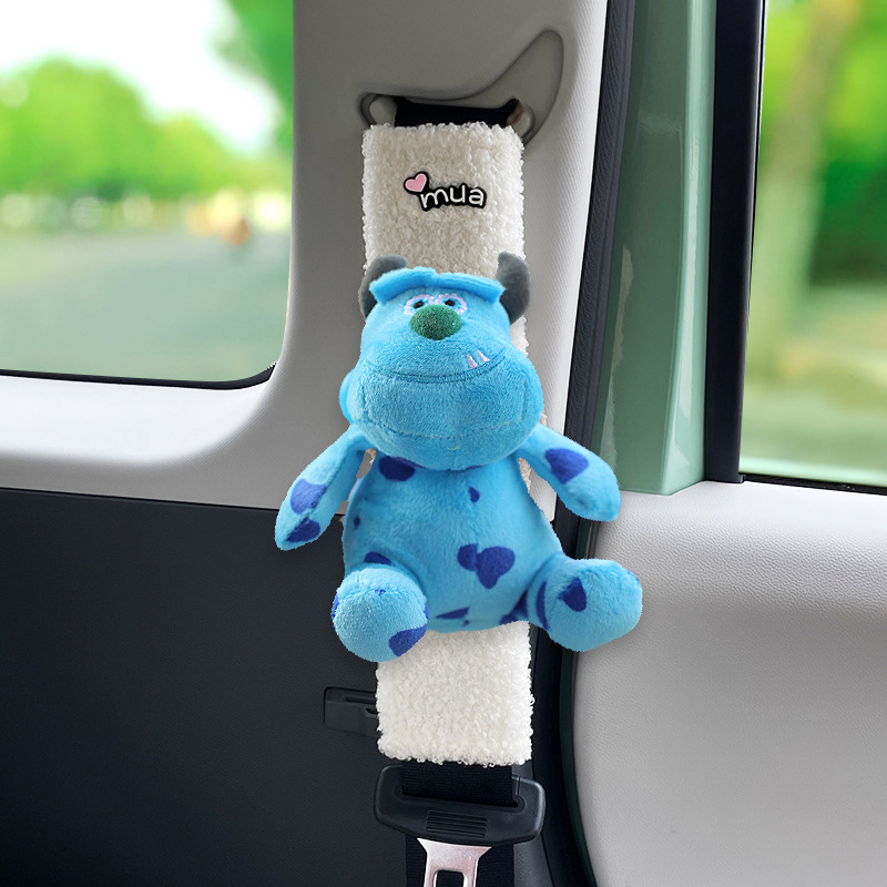 Protector de Hombro para Cinturón de Seguridad de Peluche Suave para Auto