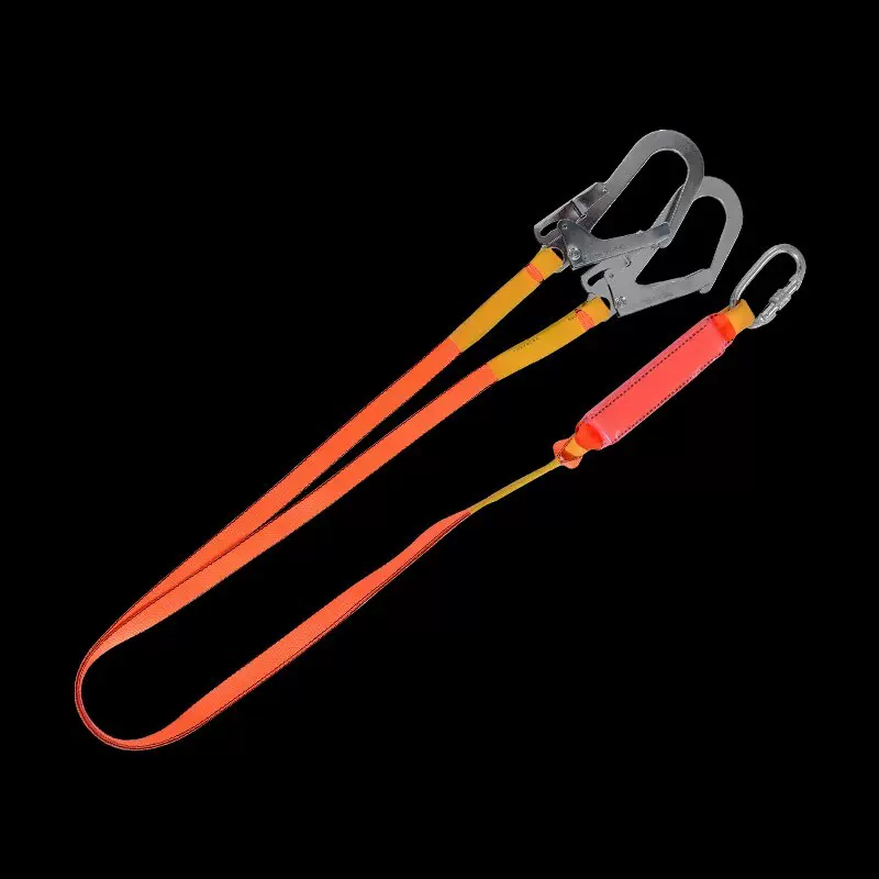 安全带扁带缓冲包连接绳高空作业安全绳电工户外限位绳定位绳大钩