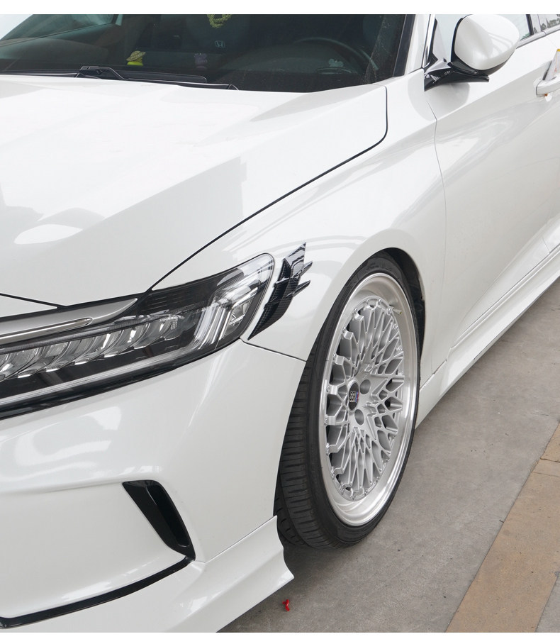 Car Fender Modification Universal Imitation Shark Side Vent Modification Car Sticker Realistic Air Vent Fender Decoration Sticker