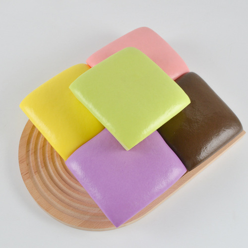 Simulated long slow-rebound sticky cake mousse sticky and wet soft hand-feeling decompression toy