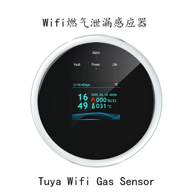Внешняя торговля WIFI детектор газа Tuya угарный газ взрывозащищенный газовый детектор связующее управление вентиль