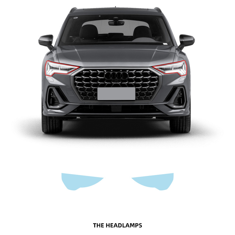 19-24 Audi Q3 máquina cortada TPU película de revestimiento de automóvil invisible película transparente película de pintura especial película protectora especial para automóviles