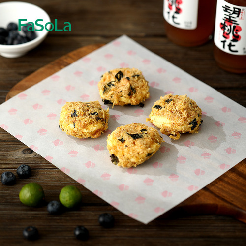 FaSoLa sandwich wrapping paper greaseproof paper burger packaging box rice ball cheese paper burrito baking greaseproof paper