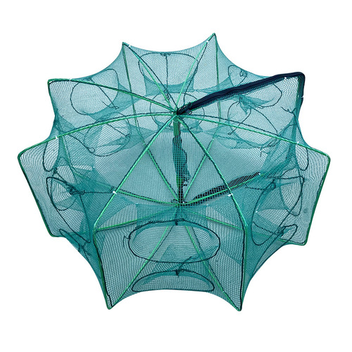 Grid mesh shrimp trap with thickened frame, folding automatic fish and shrimp trap, eel and loach crab and shrimp trap