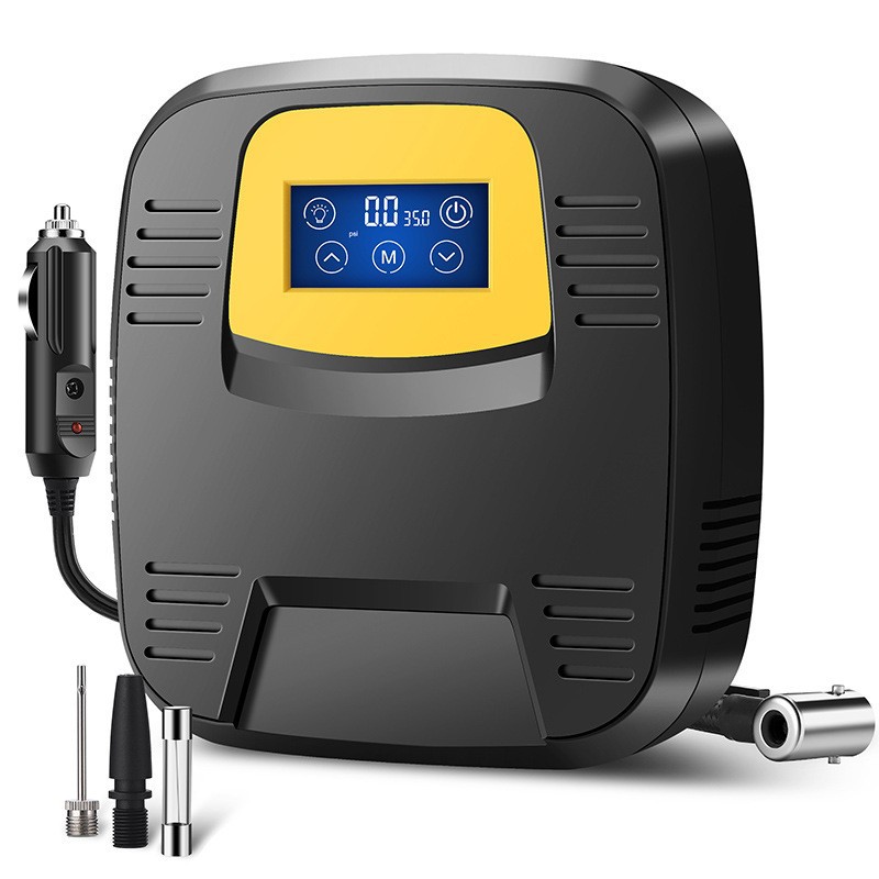 Bomba de aire montada en automóviles una batería de gran capacidad portátil de pantalla digital inalámbrica bomba de aire para automóviles al aire libre image 14