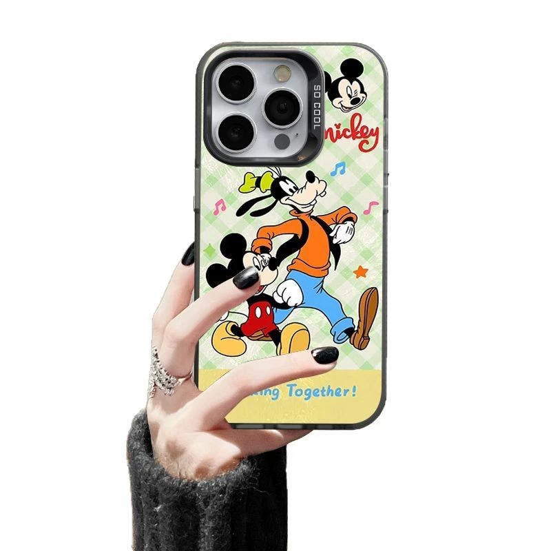 Совместимый мультфильм чехол для телефона, iphone, 16promax, 15plus, защита от падения
