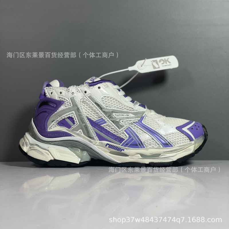 莆田純正パリランナーダッドシューズ第7世代スポーツシューズダメージ加工レトロ男女身長アップシューズスポーツトレンディシューズ|undefined