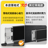 Металлическая изогнутая подсветка пола из нержавеющей стали, 6/8см