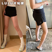 lulu 同款2.5寸女士高腰瑜伽运动带内衬休闲短裤速干裤