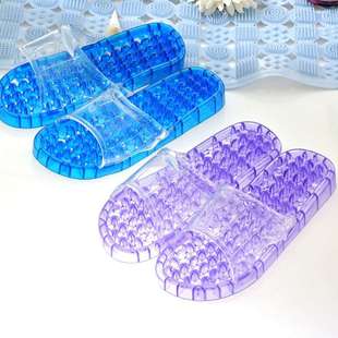 Loss-Making Massage Slippers Bathroom Massage Slippers for Women Summer Non-Slip Massage Plastic Crystal Sandals for Men