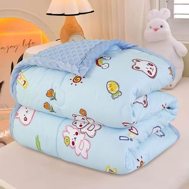 Beanie plush, skin-friendly, all-season cartoon baby and toddler blanket, suitable for both boys and girls, machine washable, soft