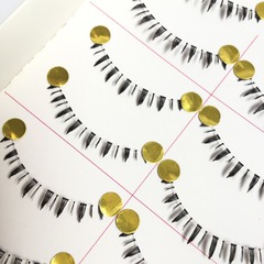 Direct factory sale of multiple pure handmade false eyelashes, K16#K18#Little Demon whole lower eyelashes, 10 pairs set