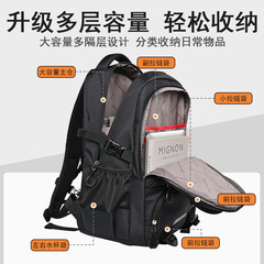 邵龙双肩背包男女通用大容量2025新款休闲百搭旅行学院背包旅行包