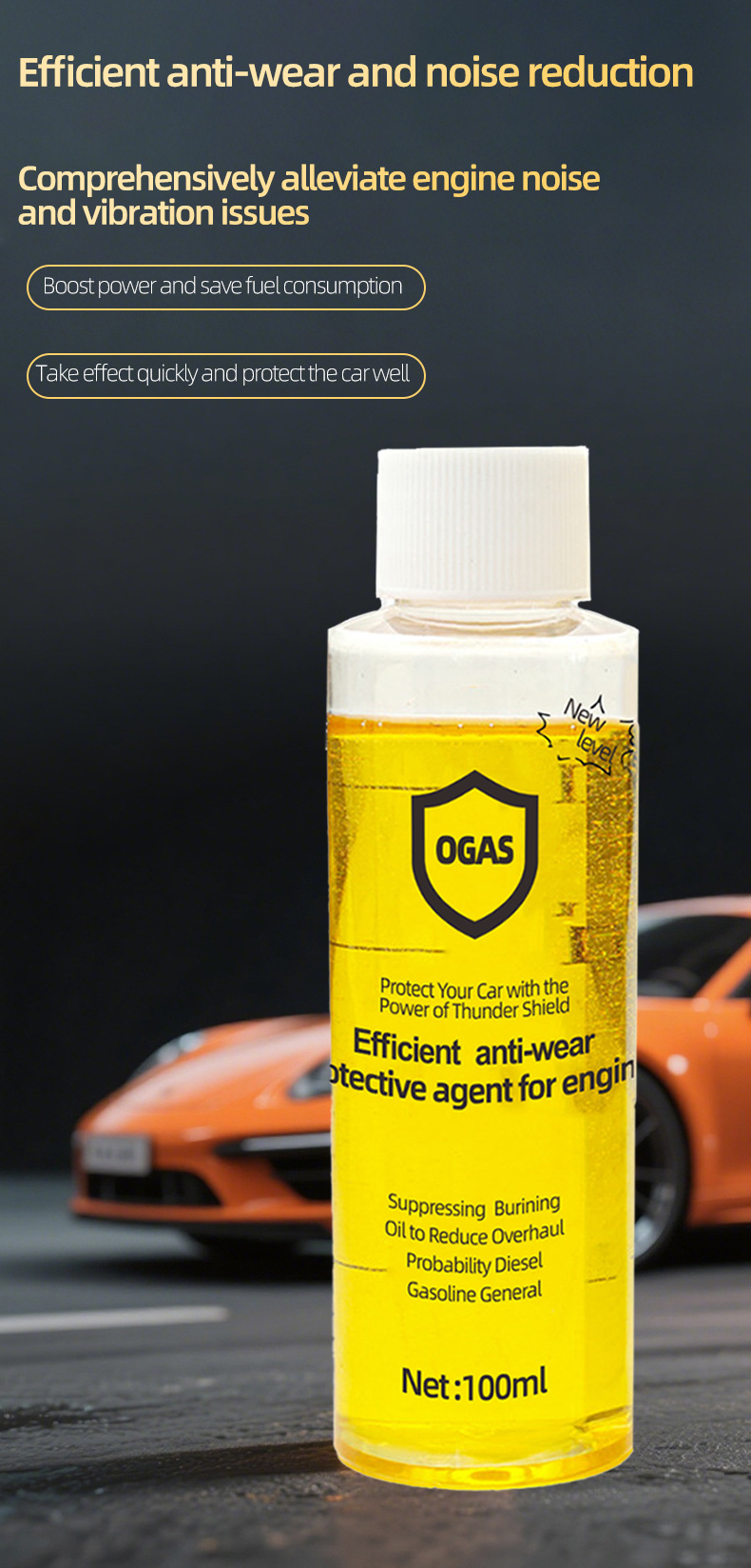 High-Efficiency Anti-Wear Agent for Automobile Engines, Fuel Engine Repair, Anti-Rust, Noise Reduction, Protection, Anti-Shake Repair Fluid