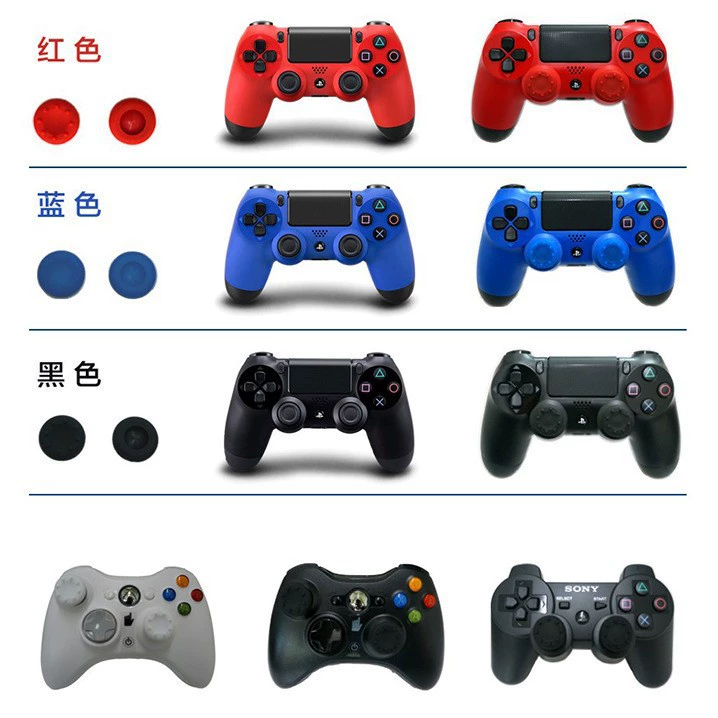 Чехол-набалдашник для геймпада PS5/PS3/PS4/XBOX360/ONE, крышка головки гриба, защитный набор кнопок, силиконовая крышка