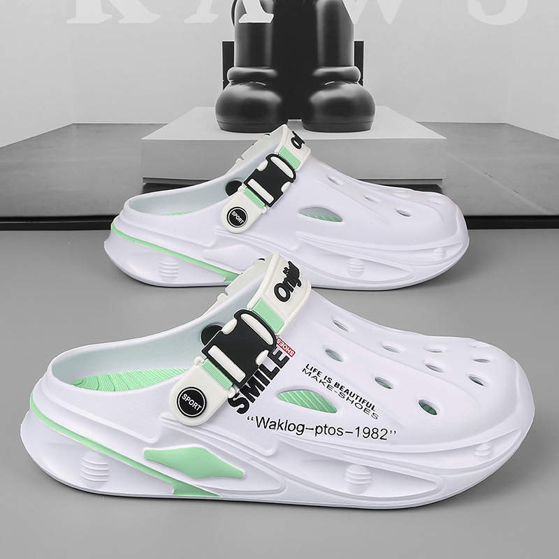 Zapatos para hombres y mujeres nuevos de verano conducir al aire libre usar sandalias antideslizantes suaves EVA zapatillas