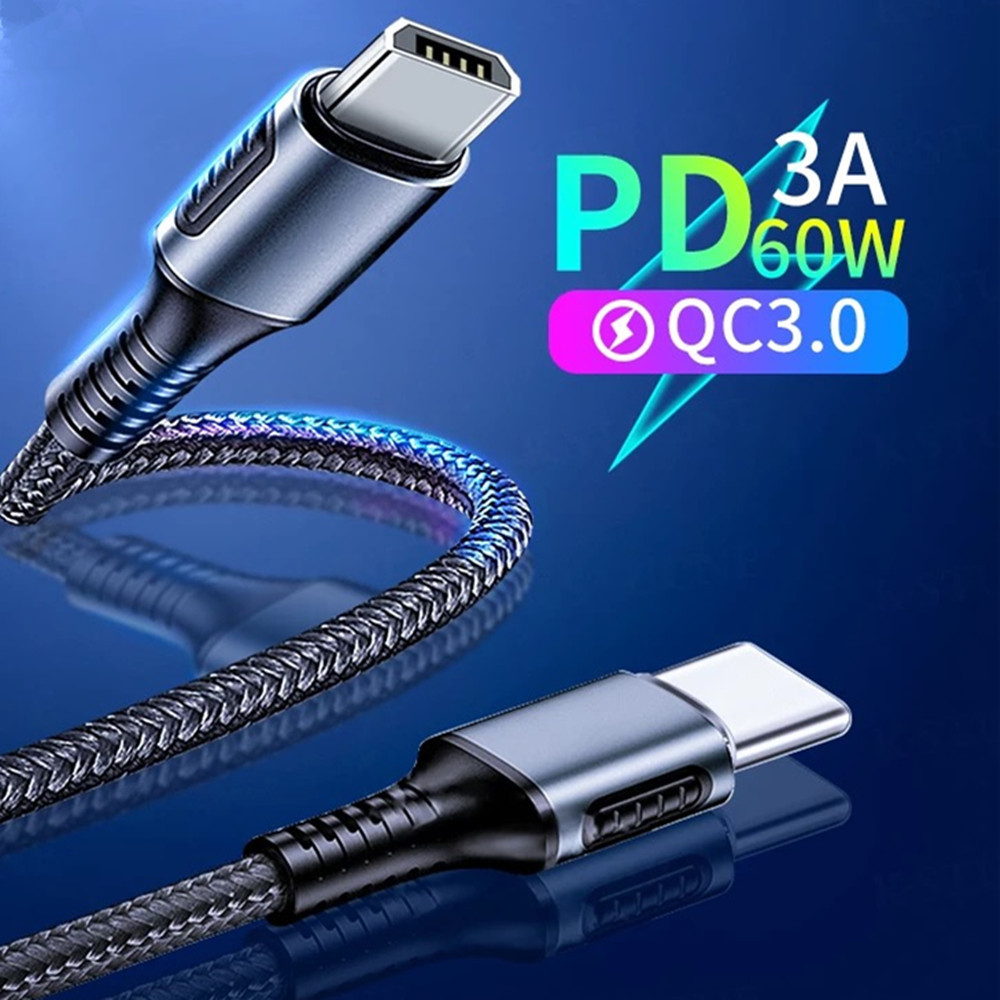 Type-C to Micro data line mobile hard disk with OTG function can be used to form PD fast charging line