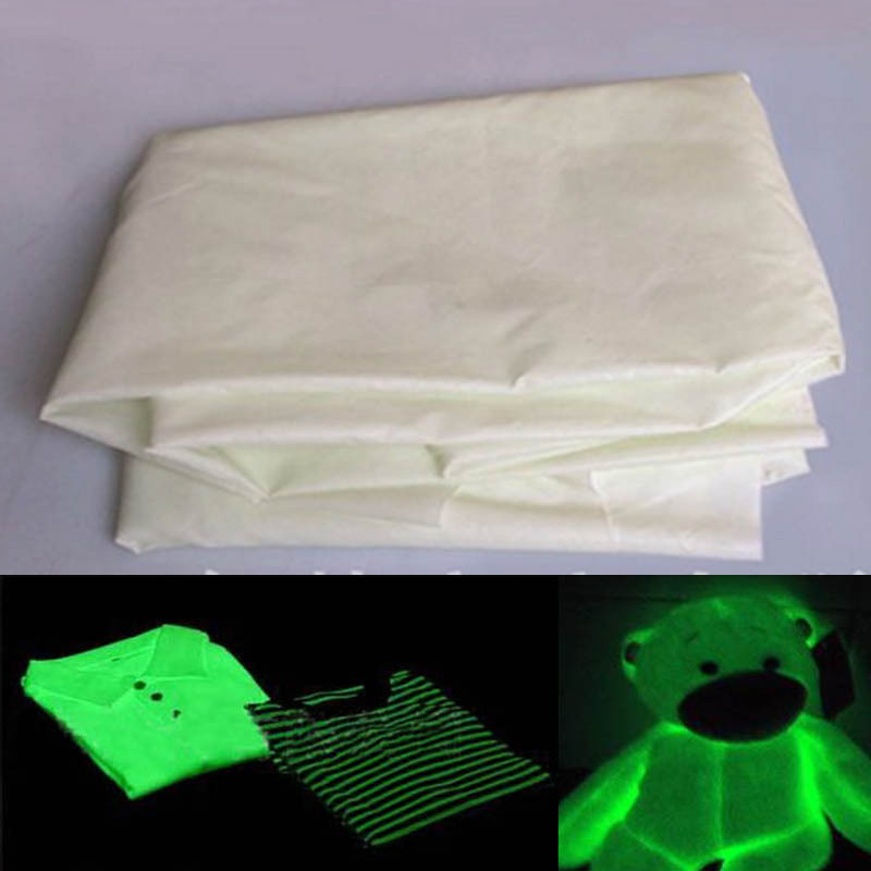 高亮彩色夜光边纶布玩具公仔用夜光天鹅绒布舞台装饰感光变色布料