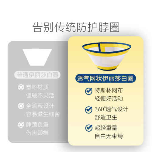 Elizabeth Circle Cat Shame Circle Anti-licking Scarf Elizabeth Headband Anti-biting Soft Collar Cat Neutering Collar