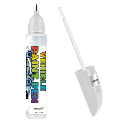 Cross-Border Car Scratch Repair Paint Pen, Car Repair Pen, Paint Touch-Up Pen, Car Scratch Repair, Car Paint Touch-Up Pen (Avtomobil boya qələmləri) - 12ml-white