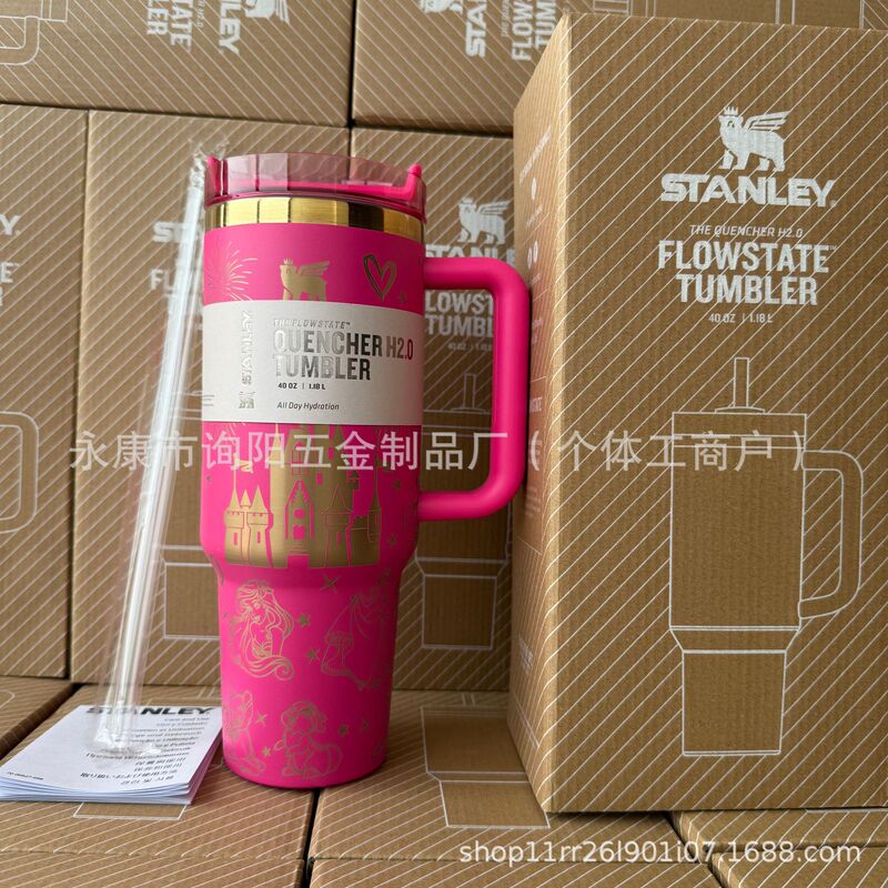 跨境热销二代史丹利保温stanley杯40oz杯手柄车载汽车冰霸吸管杯|undefined