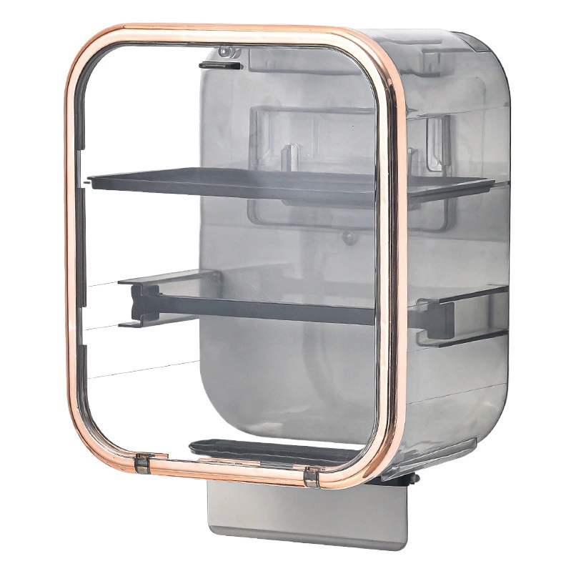 Бытовая настенная коробка для салфеток Прозрачная коробка для туалетной бумаги без перфорации Стеллаж для хранения туалетной бумаги