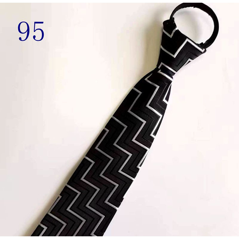 男士拉链新郎结婚红色8cm正装商务黑色免打结懒人易拉得蓝色_